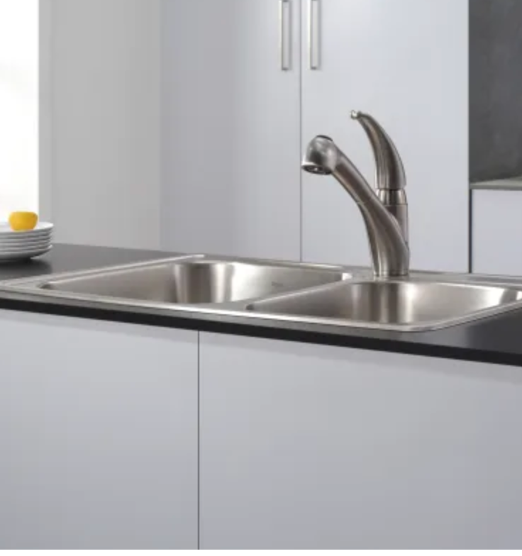 Kraus KPF 2110 Single Lever Kitchen Stainless Steel Fuacet With Pull Out Sprayer