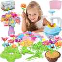 Kufanda Arts and Crafts for Kids 4-6, Toddler & Creative Fabric Flower Bouquets Toys for 4-8 Year Old Kids, for Granddaughters & Craft Lovers, Educational Fun DIY Activity Set