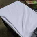 Blackout Grommet Single Curtain Panel, 1 Panel, White, 50x164"