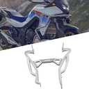 for XL750 TRANSALP XL 750 Transalp 2023 2024 2025 2026 Accessories Motorcycle Bumper Anti-Collision Bar Engine Guard Guard Frame Bumper Engine Protector (Lower Bumper Silver)