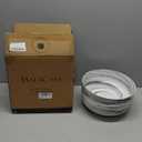 MALACASA Large Soup Bowls Set, 44 OZ (7") Salad Bowl Cereal Bowl Set of 2,Marble Grey Ceramic Bowls for Kitchen, Dishwasher & Microwave Safe, Series REGULAR