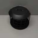 Kingsyard Squirrel Proof Suet Feeder, Cage Bird Feeders for Outdoors Hanging, All Metal, Double Suet Cake Capacity, Tray & Weatherproof, Black