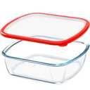 NUTRIUPS 9 x 9 Glass Baking Dish with Lid, 9 x 9 Baking Pan, 2.75QT LARGE and DEEP Baking Dish for Oven