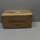 Set of 2 Industrial Table Lamps with USB Port, Fully Stepless Dimmable Bedside Lamps for Bedrooms, Nightstand Desk Lamp with Clear Glass Shade for Reading Living Room Office 2 LED Bulb Included (Glass & Matte Black(Base))