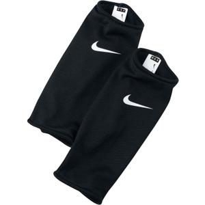 Nike Guard Lock Sleeves, Soccer shin Pads (Large, BLACK)