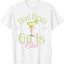 Final Fiesta Girls Club 2025 Bachelorette party margarita T-Shirt S