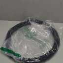 SEG Direct Diamond Flat Bottom Steering Wheel Cover, D Shaped Car Wheel Cover 14 1/2-15 in. (37-39 cm), Bling Sparkly Rhinestones, Black with Black Diamond