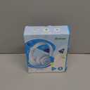 iClever BTH22 Kids Bluetooth Headphones, 60H Play Time, USB C Fast Charging, Bluetooth 5.4, AUX Cord,Safe Volume 74/85 dBA,Toddler Headphones for iPad/Tablet/Travel/School, Blue