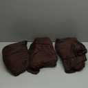 Breling 3 Pcs L Shaped Couch Covers for Sectional Corner Sofa Stretch 5 Seat Washable Corner Sofa Slipcover Sectional Couch Protector for Living Room(Brown,Milk Silk)