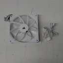 CORSAIR RS140 ARGB 140mm PWM Fan  Daisy-Chain Connection  Low-Noise  Magnetic Dome Bearing  Single Pack  White