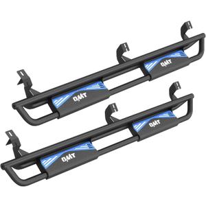 Running Boards Compatible with Toyota Tacoma Double Cab 2005-2023, 6.6" Side Steps with Paintable Step Plates, Heavy Duty Nerf Bar with Triple-Shield Anti-Corrosion Technology, Single Stair (80.0x 6.6 x 5.0 in.)