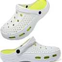 Women Men Orthopedic Clogs Arch Support Garden Shoes Sandals Slippers with Plantar Fasciitis Insoles, 6-7 Women/4.5-5.5 Men
