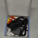 S Video RCA to HDMI Converter with RCA Cable + Svideo Cable + USB Cable, S-Video AV to HDMI Converter Compatible for PAL/NTSC for TV/PC/PS1/PS2/ STB/Xbox/VHS/VCR/DVD