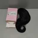 14 Inch Black Ponytail Extension - Soft Wavy Pony Tails Hair Extensions, Claw Clip Ponytail Extension, Natural Short Hair Extensions Ponytail, Synthetic Hair Pieces for Women (Color: Black)