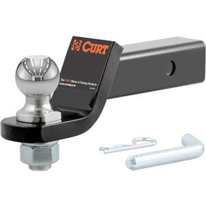 CURT 45034 Trailer Hitch Mount with 1-7/8-Inch Ball & Pin, Fits 2-Inch Receiver, 7,500 lbs, 2-In Drop, 6-Pack