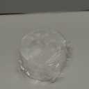 3 Pcs 3.86 Inch Round Acrylic Risers Display Stands Small Clear Round Acrylic Display Riser for Cake Food Jewelry Figurines Collectibles Table Decor Organizer