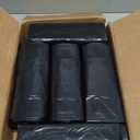 Top Knot Bags 55 Gallon Garbage Trash Bag 38X58" 1.2 Mil Black 100 Count Can Liner Bulk 56 Gallon 57 Gallon 58 Gallon 59 Gallon 60 Gallon 55-60 Gallon Made in USA