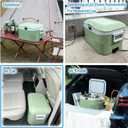 Megiu 12 Volt Refrigerator Portable Car Freezer 13.5 Quart (12.8 Liter) Compressor Cooler 12V/24V DC 110240 Volt AC for Truck Van RV Camper SUV Boat Travel Camping Road Trips Tailgating -18~+15