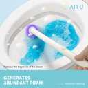 48 Count Disposable Toilet Brush Heads, Toilet Bowl Wand Refills for Toilet and Bathroom Cleaning, Purple Lavender Fragrance, Not Suitable for Electric Toilet Brushes