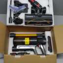 Cordless Vacuum Cleaner, 75Mins/48KPa/580W Self-Standing Stick Vacuum Cleaners for Home, Rechargeable, Lightweight, Anti-Static&Anti-Tangle Brush, for Hard Floor, Carpet, Hardwoods, Pet Hair (Yellow)