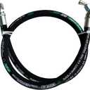 Haichy 26711-12-12-RW Hydraulic Hose Swivel Assembly 3/4 Hydraulic Hose with Female JIC X90 Female JIC, 48IN,3118 psi