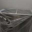 SONGMICS Trash Can, 2 x 8 Gallon (2 x 30 L) Garbage Can for Kitchen, with 15 Trash Bags, 2 Compartments, Plastic Inner Buckets and Hinged Lids, Airtight, Silver and Black ULTB60NL