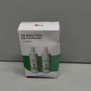 LG LT700P2 6-Month / 200 Gallon Refrigerator Replacement Water Filter, 2 Count (Pack of 1), White