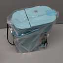 Tastyle Single Serve One Cup Coffee Maker, for K Cups and Grounds, Mini Coffee Maker with Portable Handle, 6 to 12 Oz Brew Size, for Travel, Camping, Office, RV and Dorm, 120V, Aqua