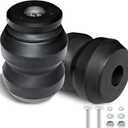 MILLISEC 2Pcs Rubber Helper Suspension Springs Rear Kit Compatible with 2009-2022 Ram 1500, 2011-2022 Chevy Silverado and GMC Sierra 2WD/4WD Car, OEM Number DR1500DQ, GMRCK25D