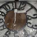 Vintage Large Silent Battery Operated Analog Clocks for Wall Decor, 20 IN