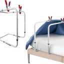 JJ CARE Blanket Lifter with Clamps, Steel and Aluminum Blanket Lifter for Feet Support, Adjustable from 20 to 28, Blanket Bars for Neuropathy, Foot Cramping, Surgery Recovery, and Arthritis (1 Count (Pack of 1))