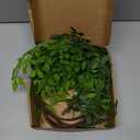 43.3 Inch Green Nandian Fake Plants 2 Pcs Greenery Stems for Vase Decor, Artificial Plants Faux Branches for Vase Filler Fake Leaves Office Home Decor