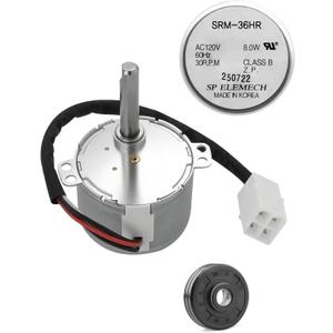 DD31-00013B for Samsung Dishwasher Geared Motor Exact Replacement Part kit,with DD62-00053A Motor Shaft Seal,Replacement for numbers 4000924, AP5917177,EAP9606349, PS9606349