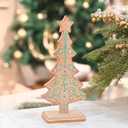 Gingerbread Tree Gingerbread Christmas Decorations Indoor Resin Christmas Tree Statue Decorations Kitchen Tabletop Xmas Decor