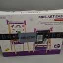 Art Easel for Kids 4-8,Kids Easel with Paper Roll and Art Supplies,Toddler Toys Ages for 5-7,Toddler Drawing Board Learning Eductional Toys for 4 5 6 7 8 Year Old Boy Girls Birthdays Gifts