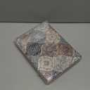 nunubaby Washable Pee Pads for Dogs, Stylish, Non-Slip and Leak-Proof Pee Pads. Reusable Potty Pads for Dogs for Crates and Floors.(Dark Red/Multi, 24" x36" )