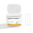 1000 Count Mini Cotton Swabs, Spiral/Round Cotton Swab with Paper Stick for Personal Care and Cleaning