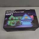 400Ft Permanent Outdoor Lights for House Waterproof, IP67 LED Eave Lights with App/Remote Control, Outdoor Permanent led Lighting for House Roof Decor,Christmas,Party,All Holiday and Daily