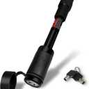 TYT Trailer Hitch Lock  5/8" Dia, 4" Extra Long Receiver Pin for Class III/IV Hitches, 2 Keys, 8 O-Rings, Ideal for Tow Trucks, Bikes, Cars & Boats (Black)