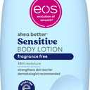eos Shea Better Sensitive Skin Body Lotion - Fragrance-Free, 48-Hour Moisture Eczema Cream & Dry Skin Relief, Vegan, 16 fl oz 