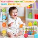 MINGKIDS Baby Toys 12-18 Months,Baby Sensory Fine Motor Skills Developmental Toys,Gifts for 6 9 12 18 Month Age 1 2 3 4 One Two Year Old Boys Girls Kids, multicolor