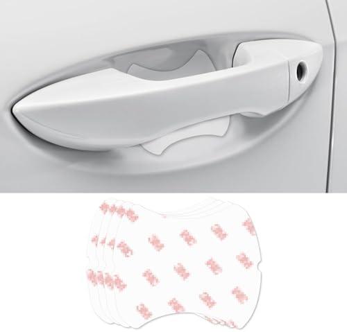 4PCS Transparent Car Door Handle Protector, Universal Waterproof Anti-Scratch Cover, Invisible Car Handle Protection Film, Car Door Guard for Most Vehicles