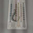 Baby Pacifier Clip, 6 Pack Silicone Pacifier Holder with One Piece Design for Baby Boy and Girl, BPA Free Soft Flexible Paci Binky Clips (Grey)