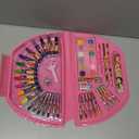 Disney Stitch Colored Pencils Art Supplies for Kids Girls Boys Crayons Markers Watercolor Paints Drawing Kit Travel Art Set Gifts for Kids (Pink Princess Set)