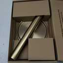 Ivilon Countertop Paper Towel Stand - Steady and Easy Tear - Fits All Paper Towel Rolls - Warm Gold