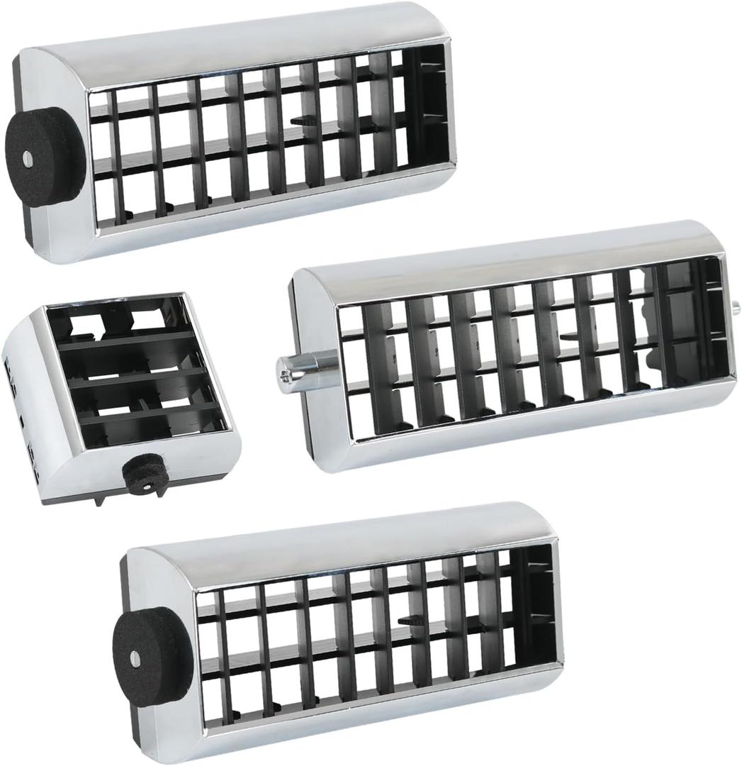 A/C Dash Vents SET 4 PCS # 3979751 & 14014536 - Compatible with Chevy Gmc TRUCK 1981-1987