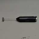 Bonsenkitchen Powerful Milk Frother for Coffee, Fast Handheld Drink Mixer with Stainless Steel Whisk, Battery Operated Hand Frother Stirrer Wand-Black