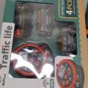 Motorized Train for Wooden Track, Remote Control Train with Magnetic Connection, Battery Operated Locomotive Trains for Toddlers, Compatible with Thomas, Brio, Chuggington