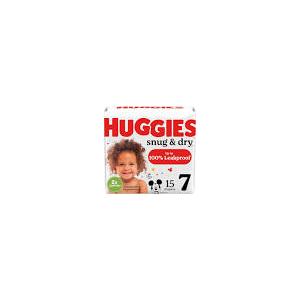 Huggies Size 7 Diapers, Snug & Dry Baby Diapers, Size 7 Over 41 Lb 46 Count Huggies Size 7 Diapers, Snug & Dry Baby Diapers, Size 7 Over 41 Lb 46 Count