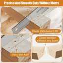 4 x 6 Inch Japanese Pull SawHand Saw Woodworking ToolsWood Handle, Sharp & Lightweight for Woodworking